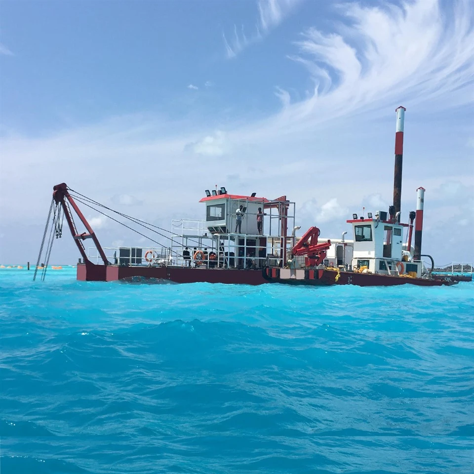 Mesin Pengerukan Pasir 4000m3 dalam Pengerukan Laut